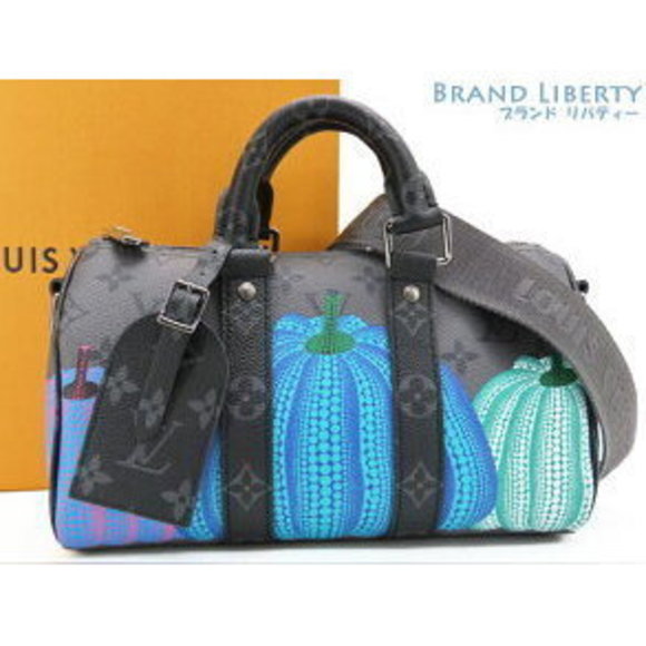 Louis Vuitton Eclipse Black Reverse Keepall Bandouliere Black Multicolor - Picture 1 of 9